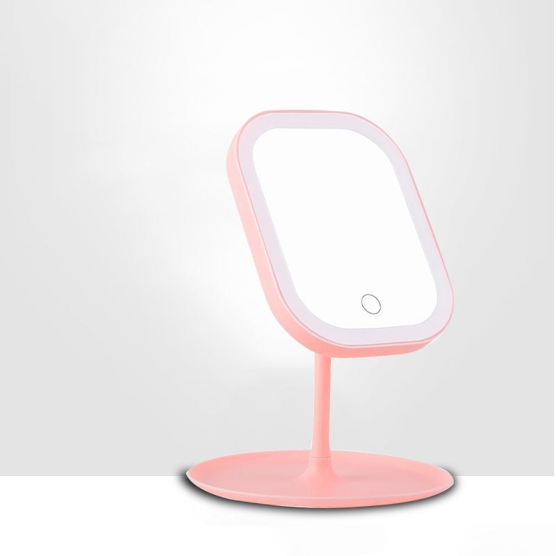 Desktop Mirror Dressing Mirror With Light Bulb
