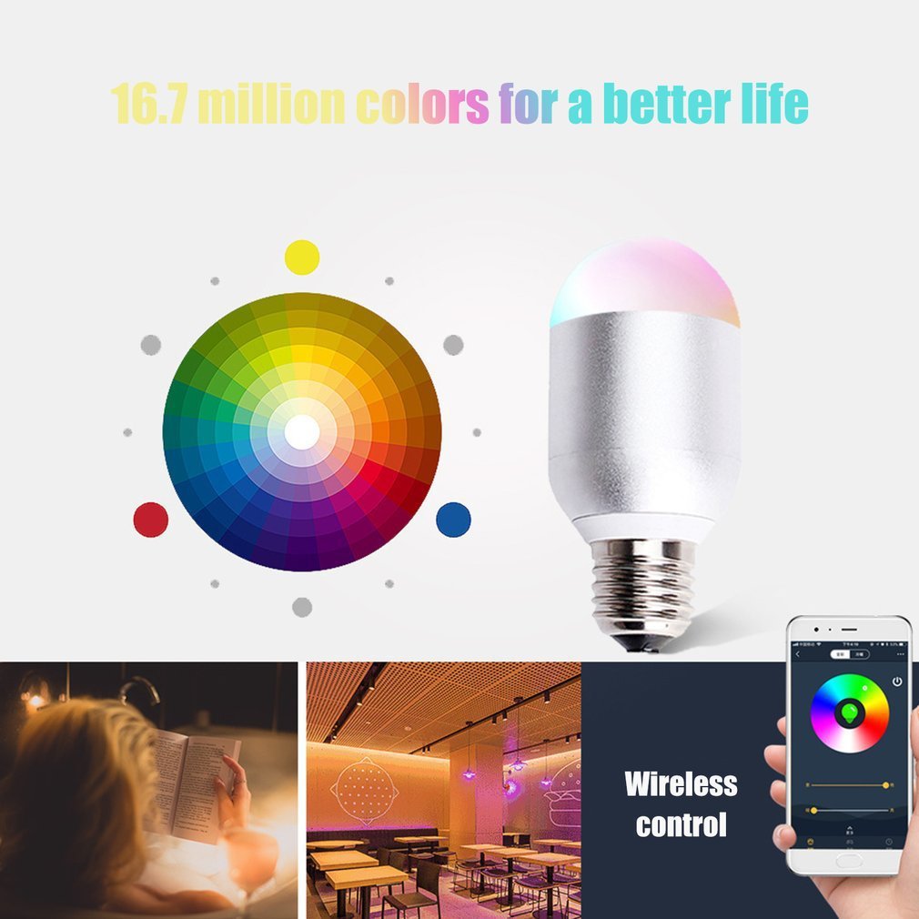 Smart LED Light Bulb WiFi Remote