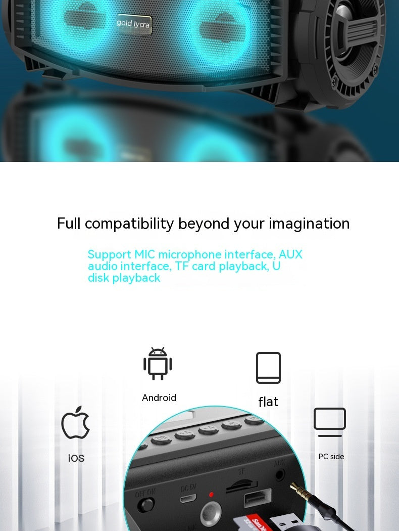 Outdoor Portable Bluetooth Speaker