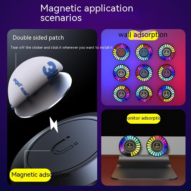 Magnetic Rgb Pickup Ambience Light