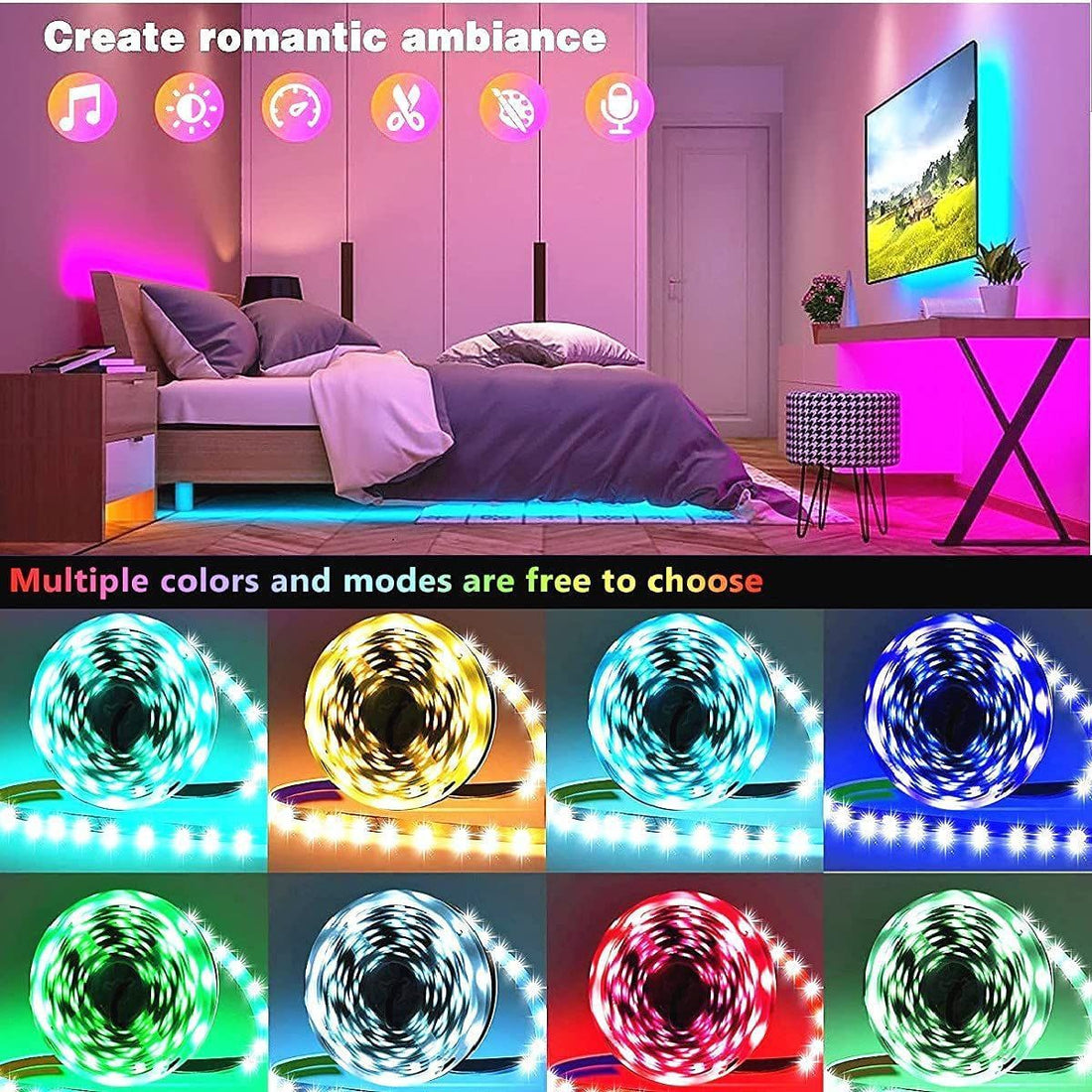 Bluetooth RGB Flexible Light Bar