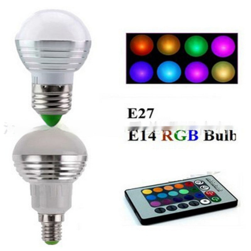 RGB Bulb Lamp Seven-color Ambience