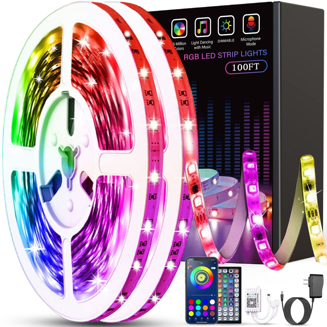 Bluetooth RGB Flexible Light Bar