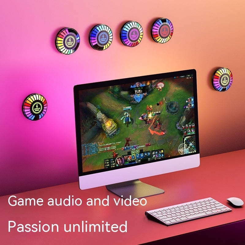 Magnetic Rgb Pickup Ambience Light